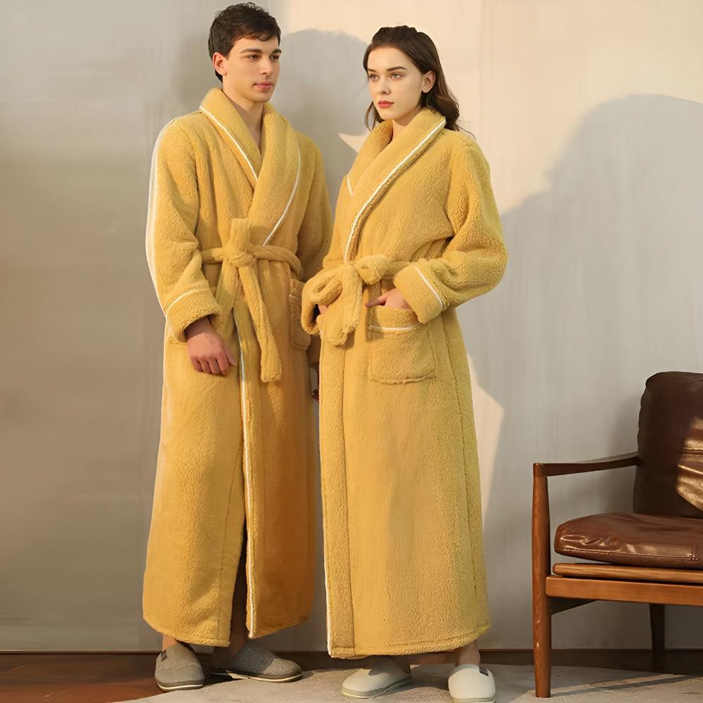 Bata De Casa | Albornoz Mujer Hombre-Bathrobe-SeemSeem