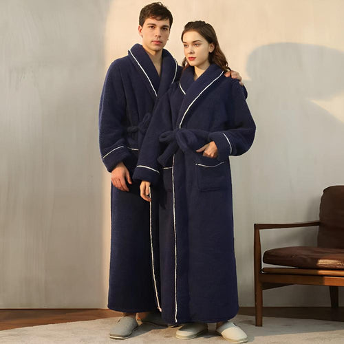 Bata De Casa | Albornoz Mujer Hombre-Bathrobe-SeemSeem
