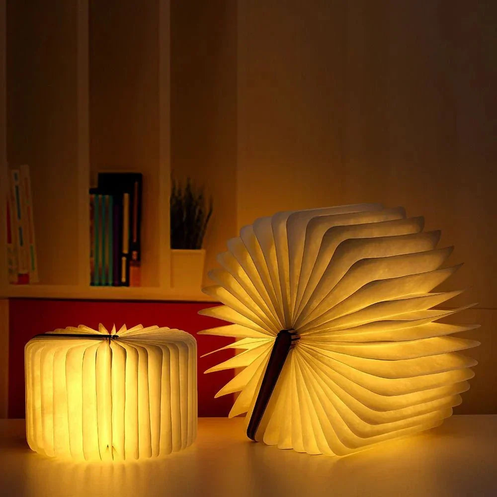 Lámpara Libro LED Plegable | Luz Decorativa Con Diseño De Libro-Lamp-SeemSeem