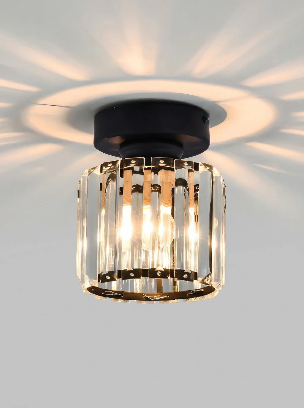 Lámpara De Techo Moderna Negra | Plafón LED Para Pasillo Cocina Y Dormitorio-Ceiling Light-SeemSeem