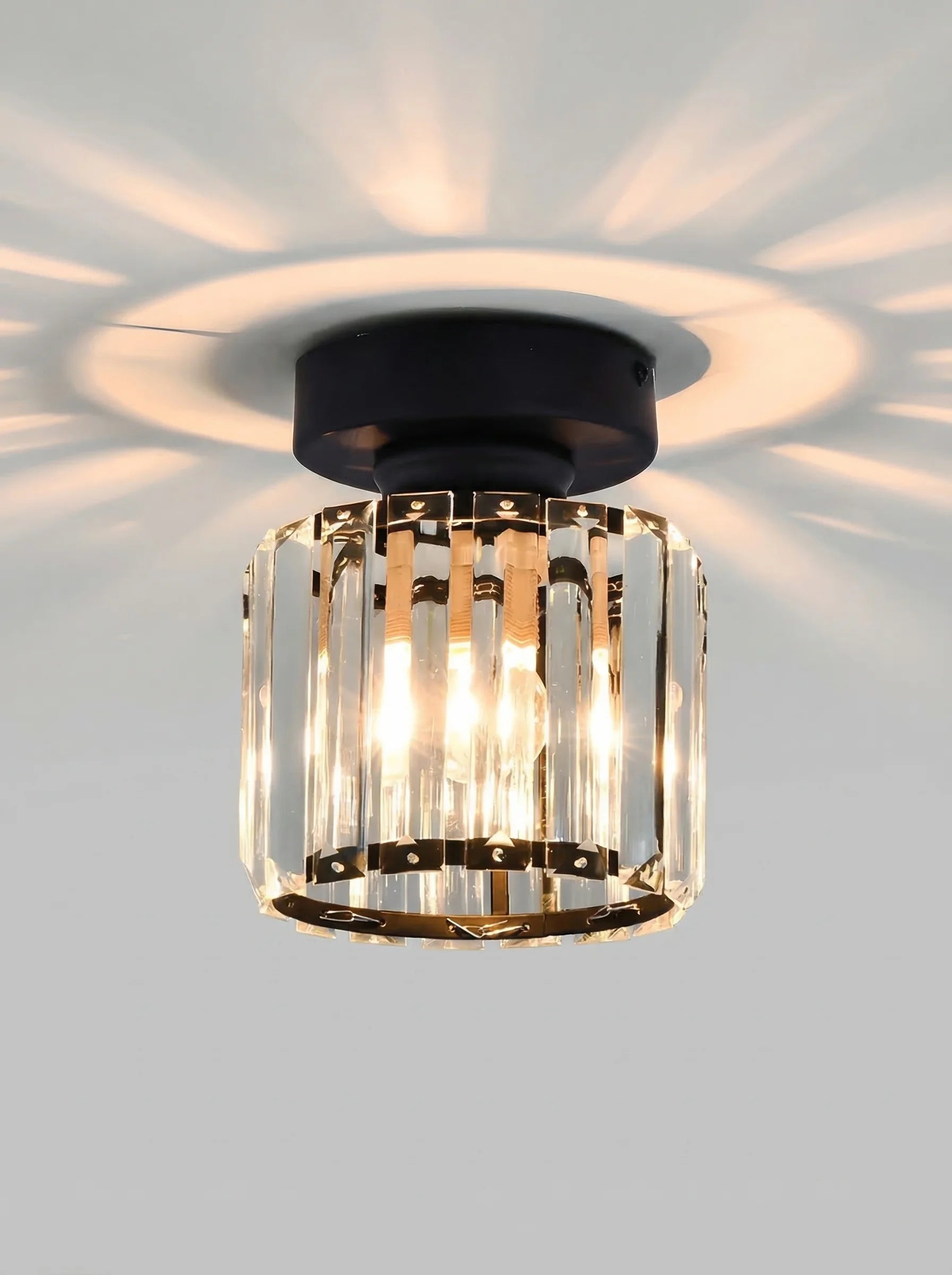Lámpara De Techo Moderna Negra | Plafón LED Para Pasillo Cocina Y Dormitorio-Ceiling Light-SeemSeem