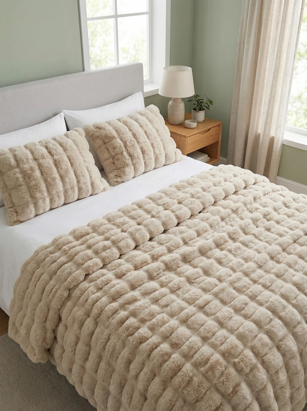 Manta De Felpa Cálida Para Sofá | Manta Suave Y Acogedora Para Cama-Blanket-SeemSeem
