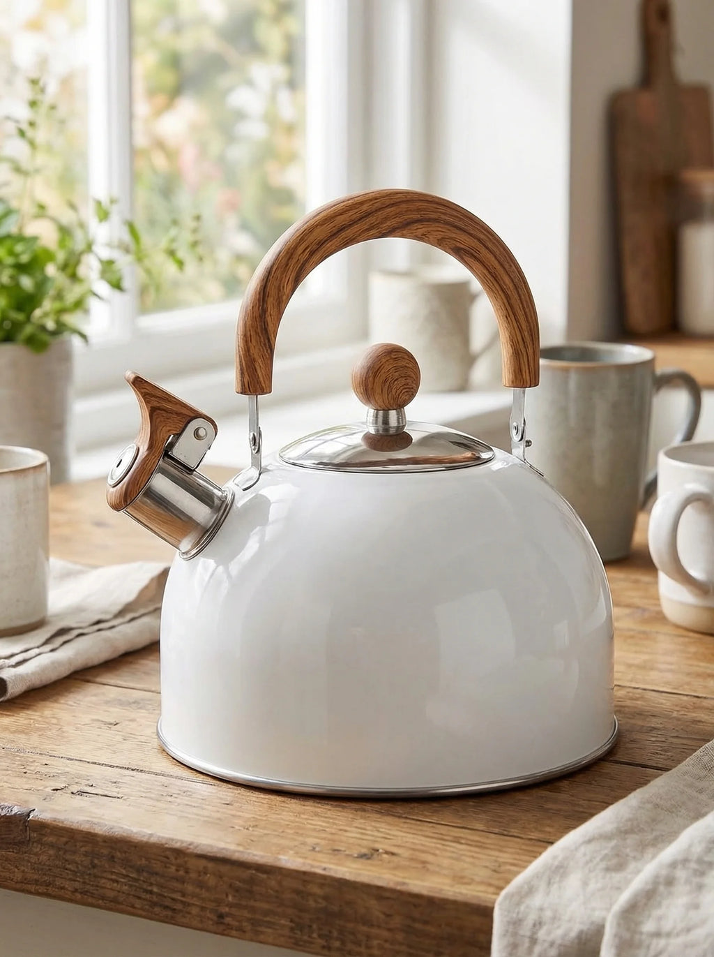 Tetera Con Silbato 3 Litros | Tetera Clásica Para Cocina-Teapot-SeemSeem