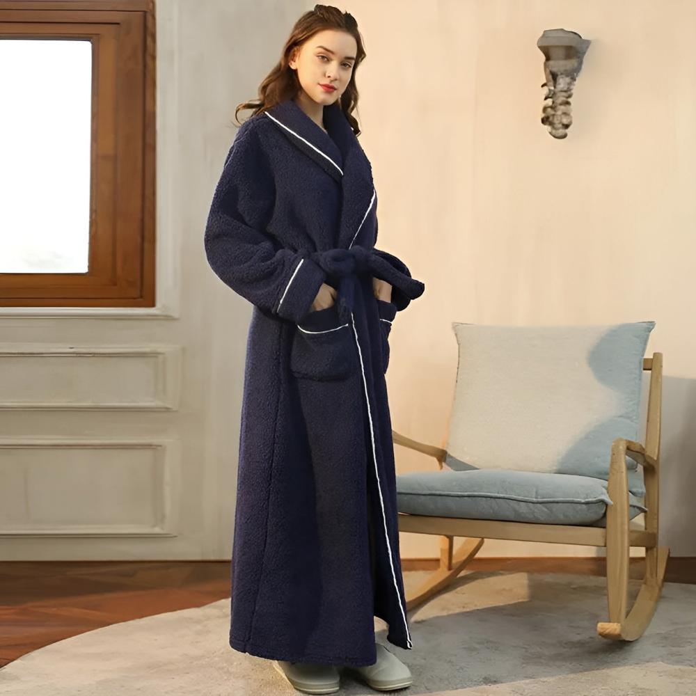 Bata De Casa | Albornoz Mujer Hombre-Bathrobe-SeemSeem