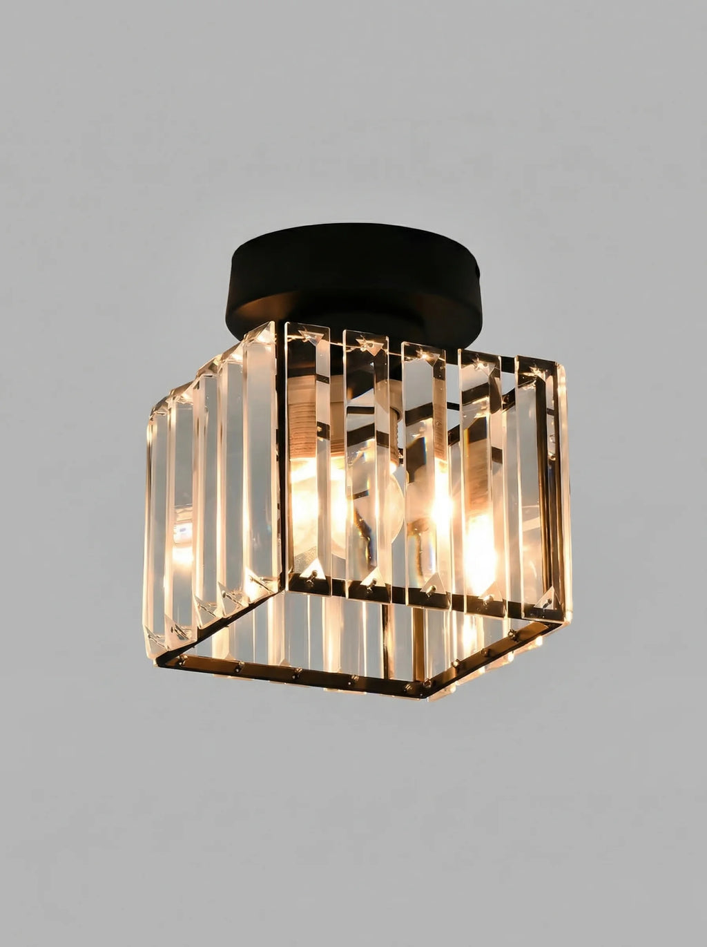 Lámpara De Techo Moderna Negra | Plafón LED Para Pasillo Cocina Y Dormitorio-Ceiling Light-SeemSeem
