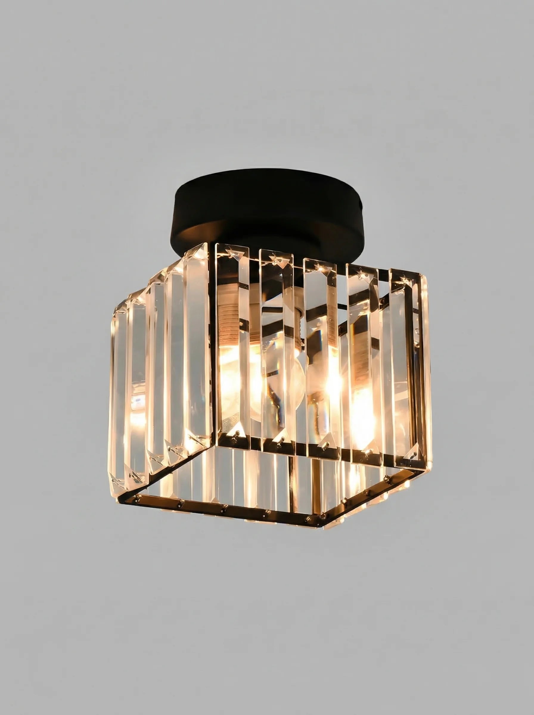 Lámpara De Techo Moderna Negra | Plafón LED Para Pasillo Cocina Y Dormitorio-Ceiling Light-SeemSeem