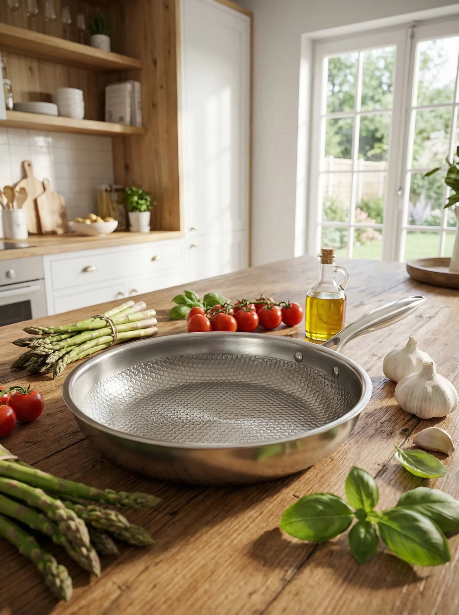 Sartén De Titanio Para Inducción | Sartén Resistente Para Cocinar-Frying Pan-SeemSeem