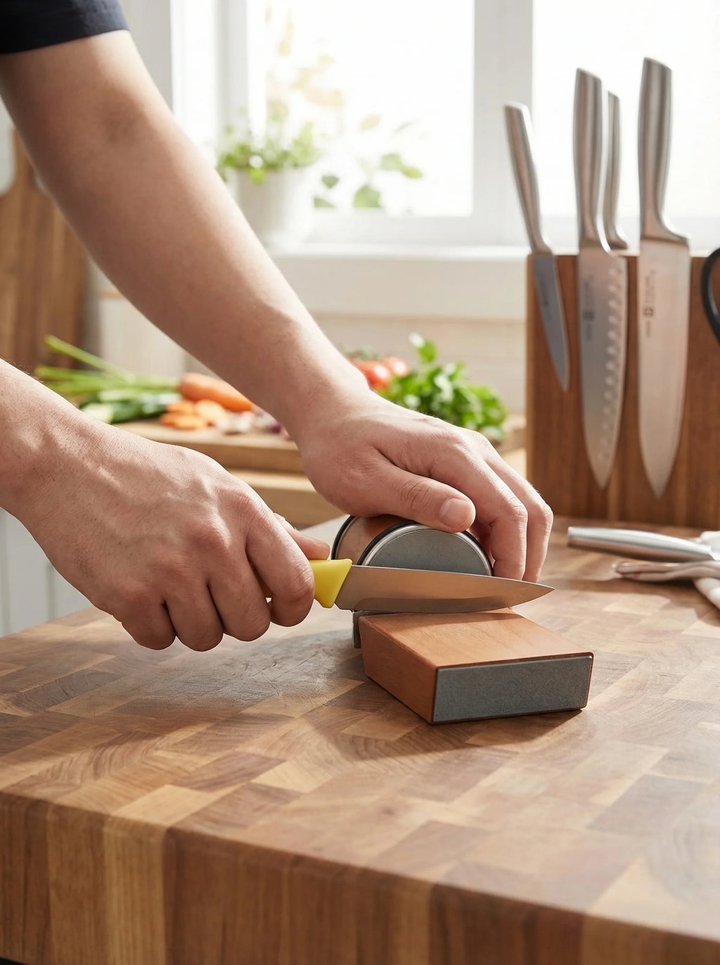 Afilador De Cuchillos Profesional | Afilador De Cocina Para Cuchillos-Knife Sharpener-SeemSeem