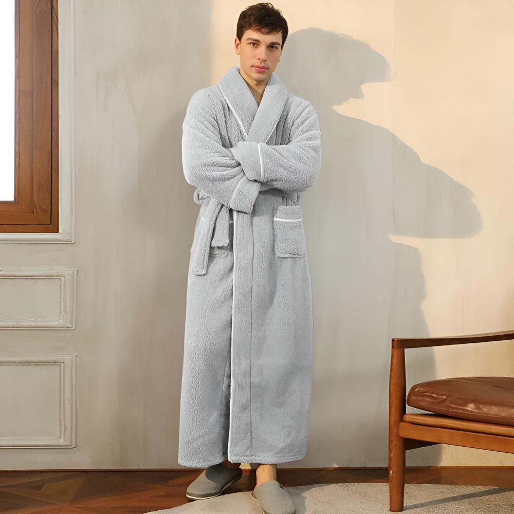 Bata De Casa | Albornoz Mujer Hombre-Bathrobe-SeemSeem