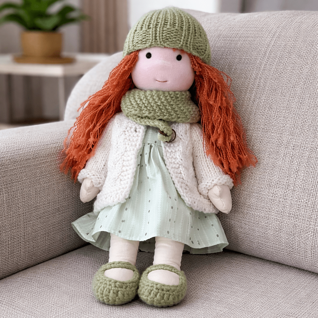 Muñeca De Trapo | Muñeca Bebe Artesanal-Toy-SeemSeem