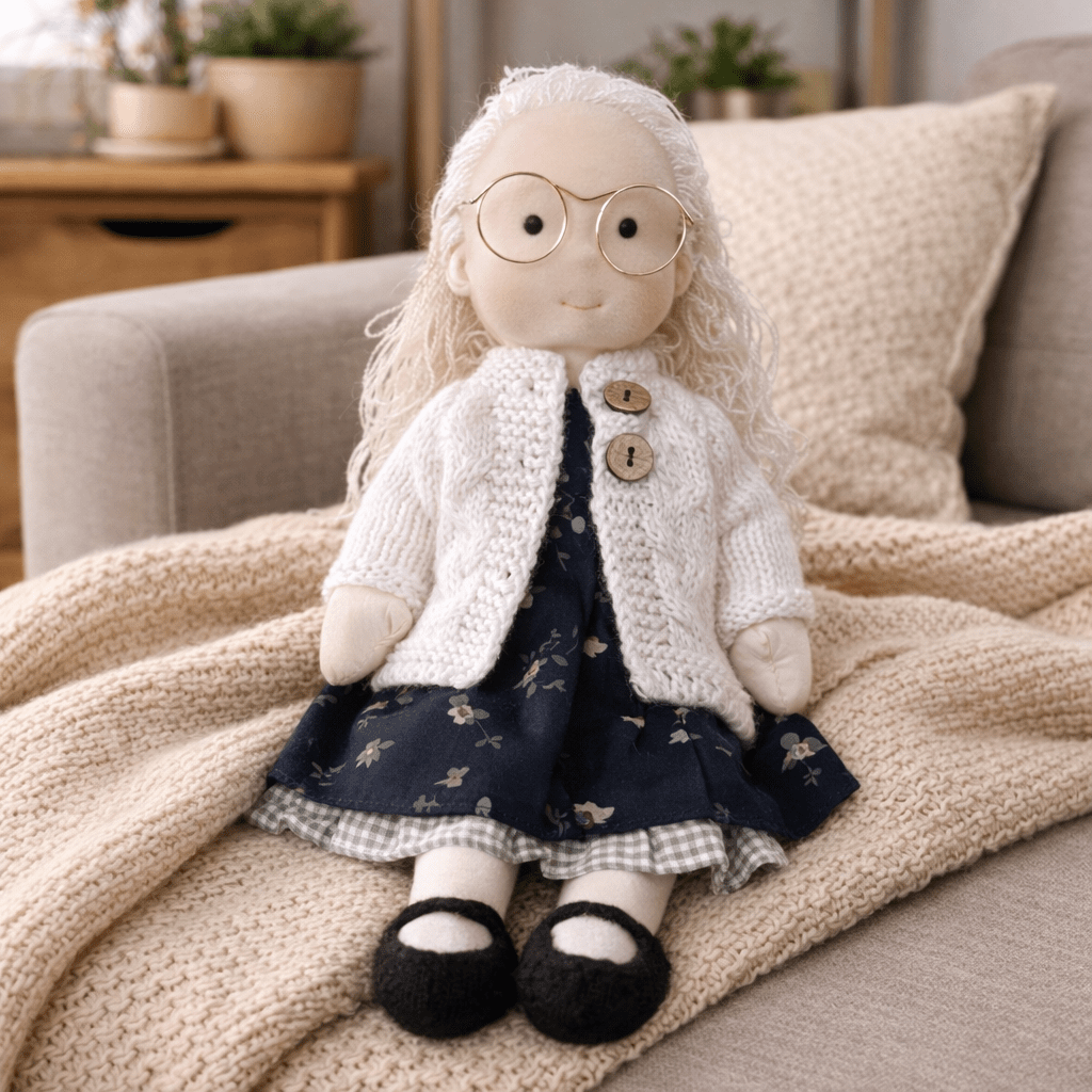 Muñeca De Trapo | Muñeca Bebe Artesanal-Toy-SeemSeem
