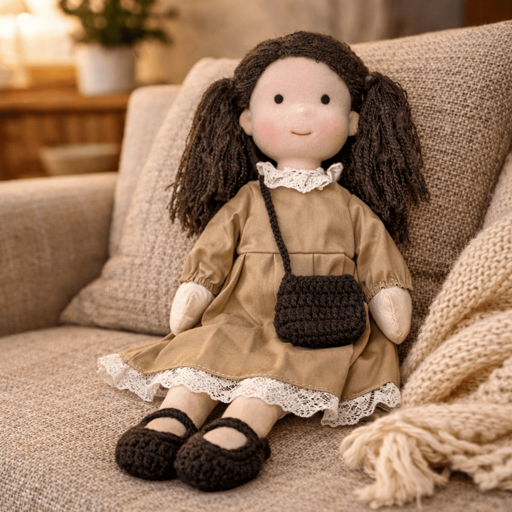 Muñeca De Trapo | Muñeca Bebe Artesanal-Toy-SeemSeem