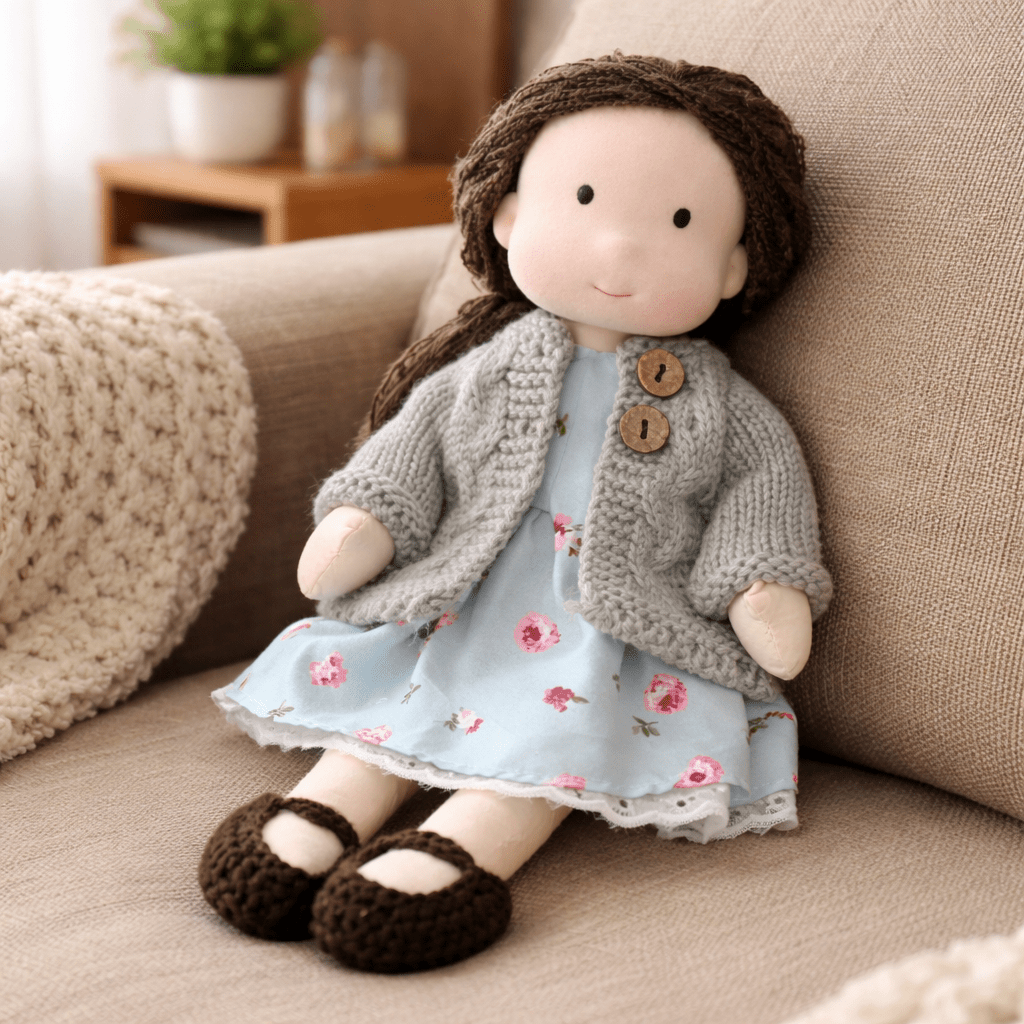 Muñeca De Trapo | Muñeca Bebe Artesanal-Toy-SeemSeem