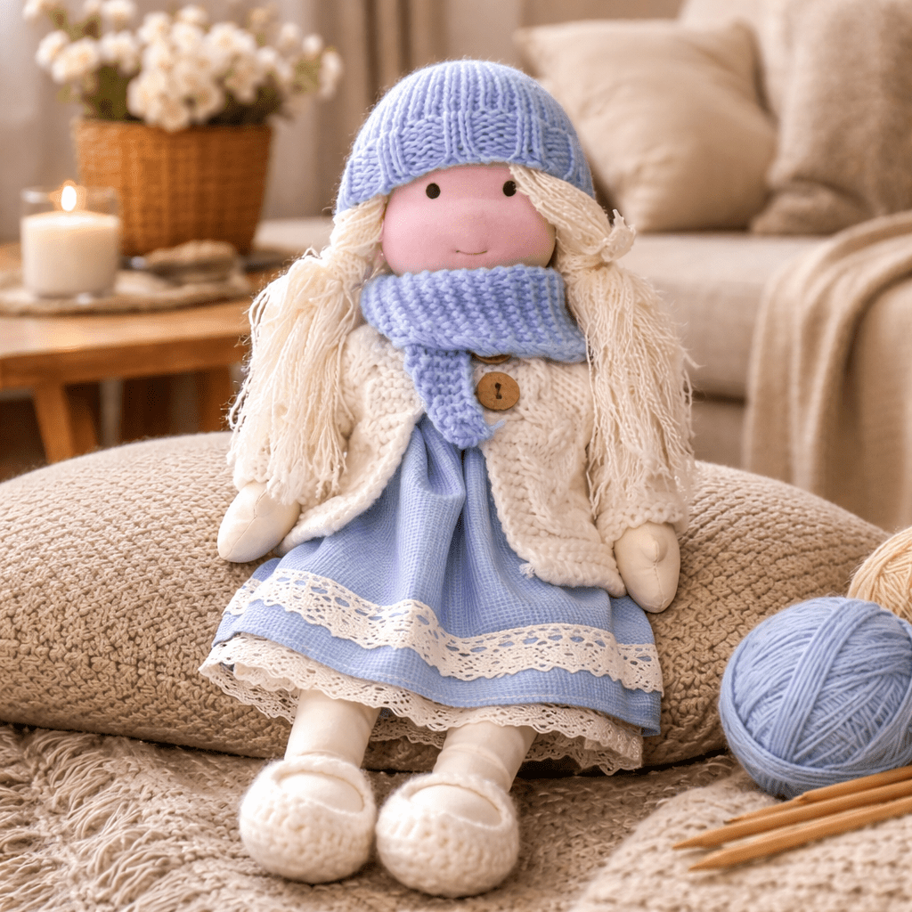 Muñeca De Trapo | Muñeca Bebe Artesanal-Toy-SeemSeem