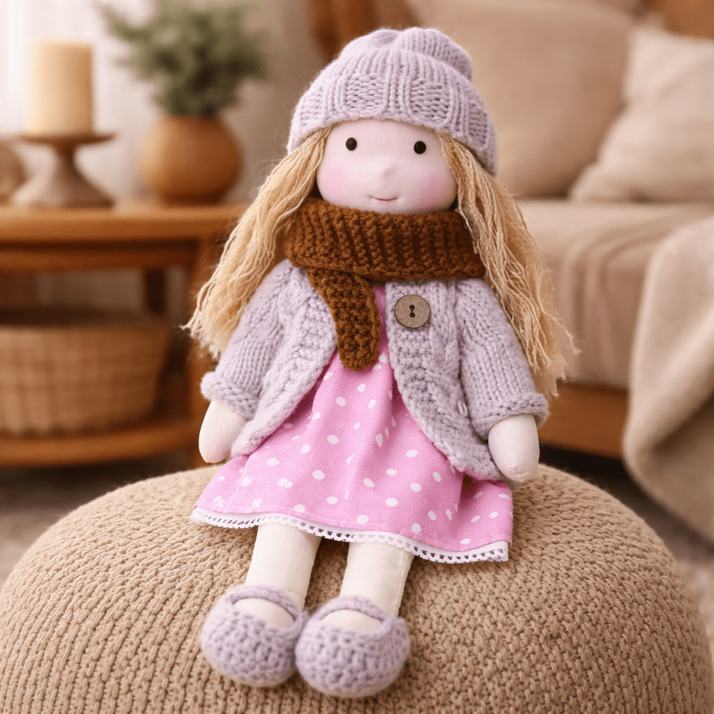 Muñeca De Trapo | Muñeca Bebe Artesanal-Toy-SeemSeem