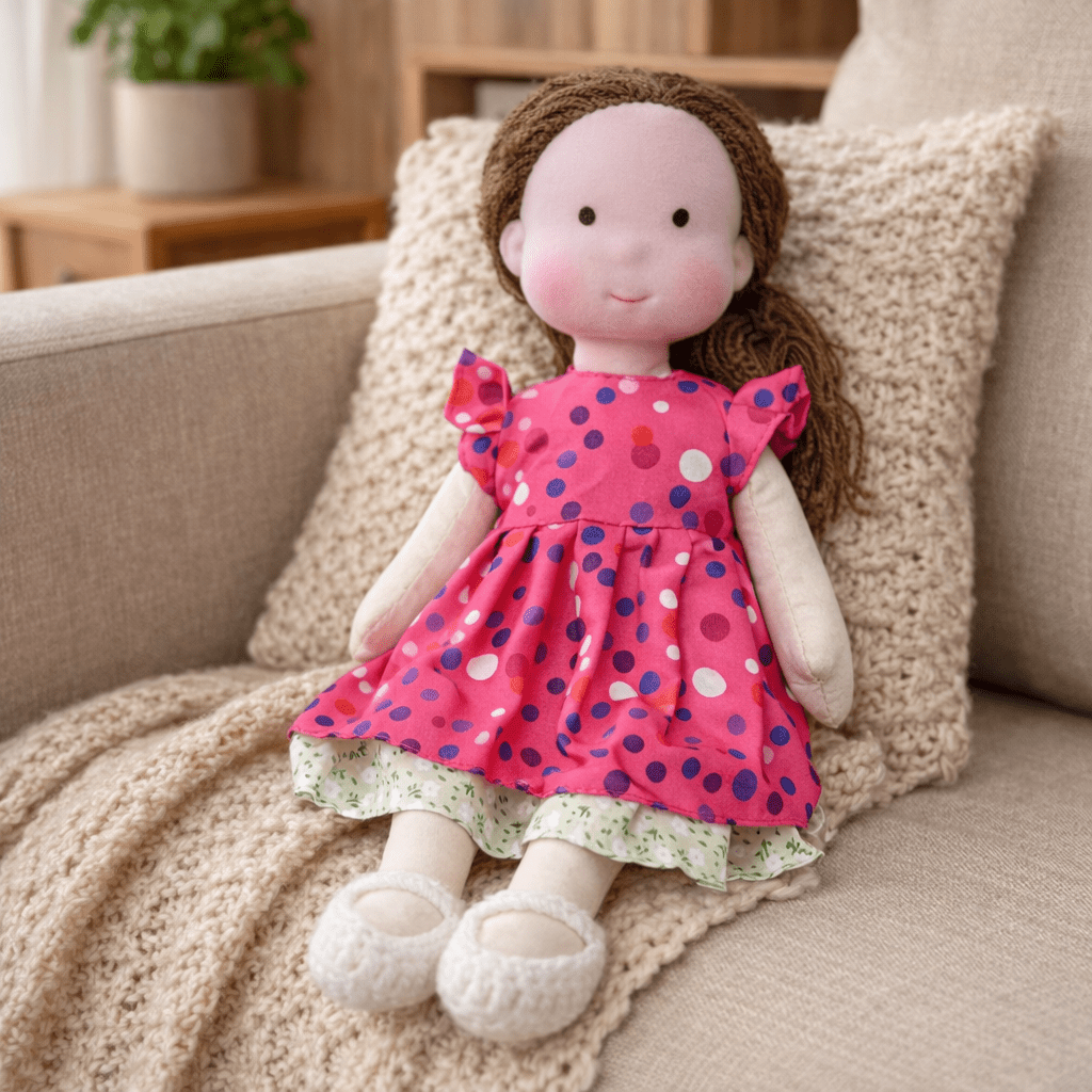 Muñeca De Trapo | Muñeca Bebe Artesanal-Toy-SeemSeem