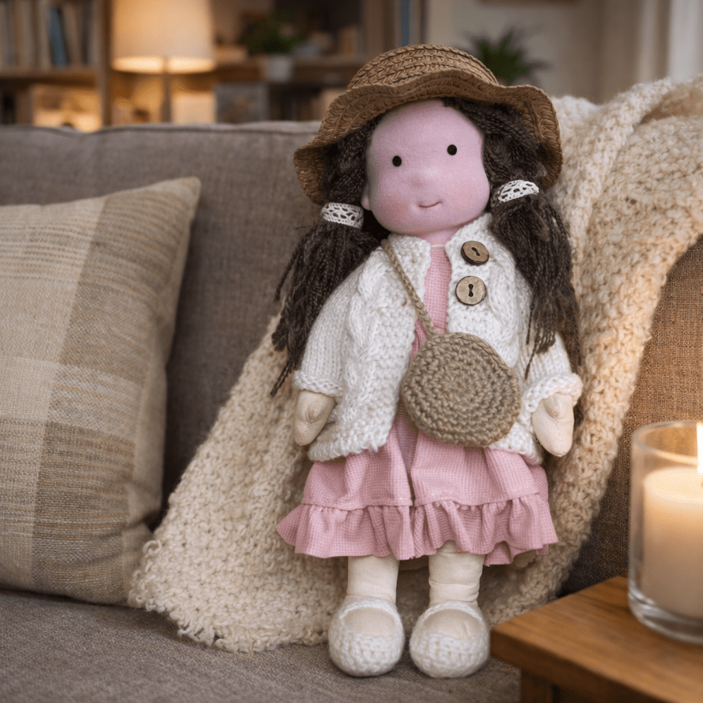 Muñeca De Trapo | Muñeca Bebe Artesanal-Toy-SeemSeem