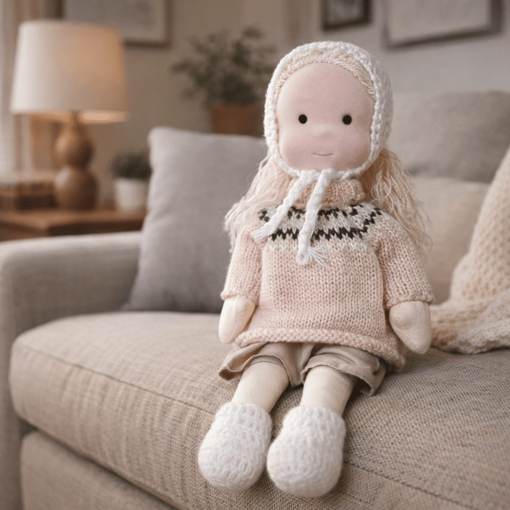 Muñeca De Trapo | Muñeca Bebe Artesanal-Toy-SeemSeem