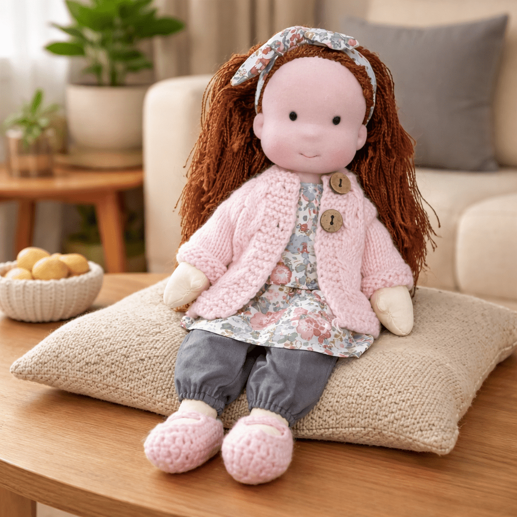Muñeca De Trapo | Muñeca Bebe Artesanal-Toy-SeemSeem