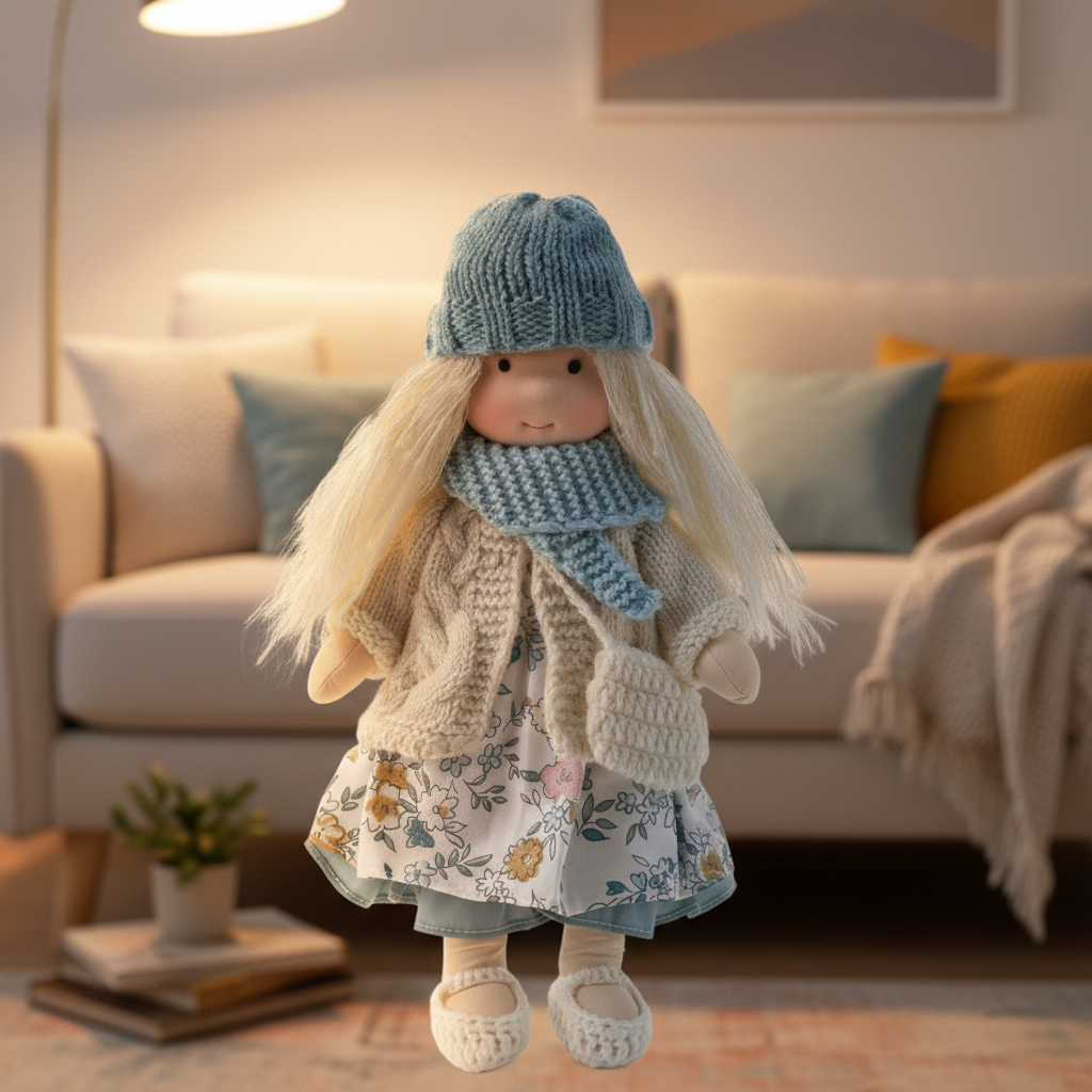 Muñeca De Trapo | Muñeca Bebe Artesanal-Toy-SeemSeem