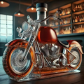 Decantador de Whisky Motocicleta Clásica | Recipiente Transparente Tapón Superior Para Bebidas-decanters-SeemSeem