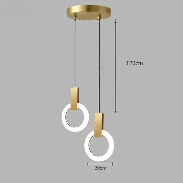 Runde LED Pendelleuchte | Moderne Pendelleuchtung-Lamp-SeemSeem