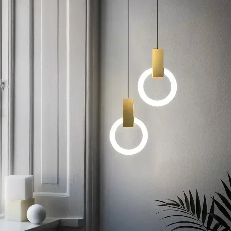 Kreisförmige LED Hängeleuchte | Moderne suspendierte Beleuchtung – SeemSeem