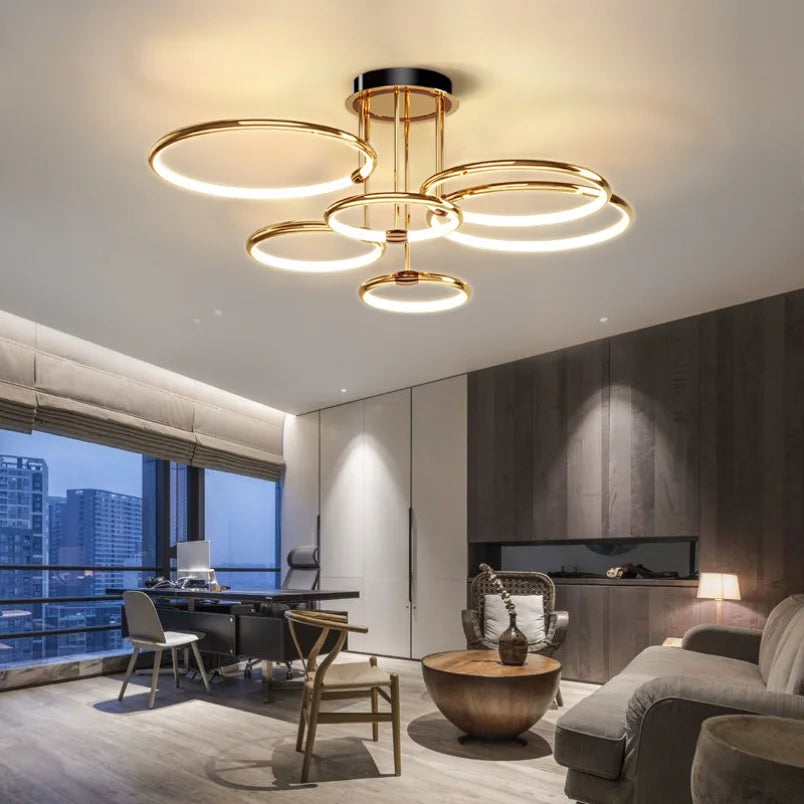 Lámpara De Techo Led | Plafon Led Techo-Ceiling Light-SeemSeem