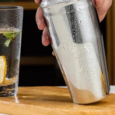 Professionelles Cocktail-Set | Bartender-Kit mit Bambusständer – Barzubehör-SeemSeem