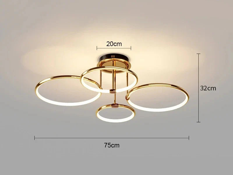 Lámpara De Techo Led | Plafon Led Techo-Ceiling Light-SeemSeem