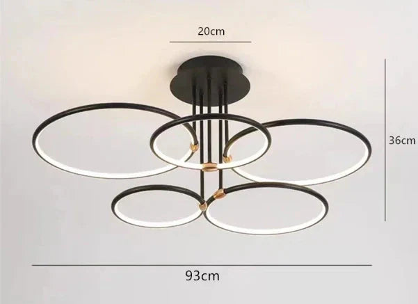 Lámpara De Techo Led | Plafon Led Techo-Ceiling Light-SeemSeem
