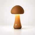 Pilz-Tischlampe | Nördisches Holzdesign mit Ambientenbeleuchtung-Lamp-SeemSeem