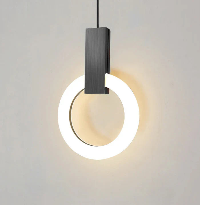 Kreisförmige LED-Pendelleuchte | Moderne Hängeleuchtung-Lampe-SeemSeem
