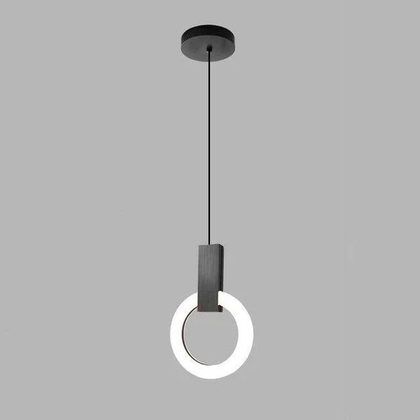 Kreisförmige LED-Pendelleuchte | Moderne hängende Beleuchtung - Lamp-SeemSeem