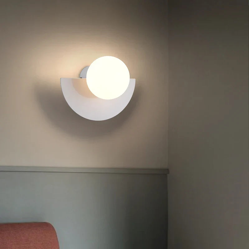 Aplique de Pared Semicircular | Esfera Luminosa Para Iluminación Interior-Lamp-SeemSeem