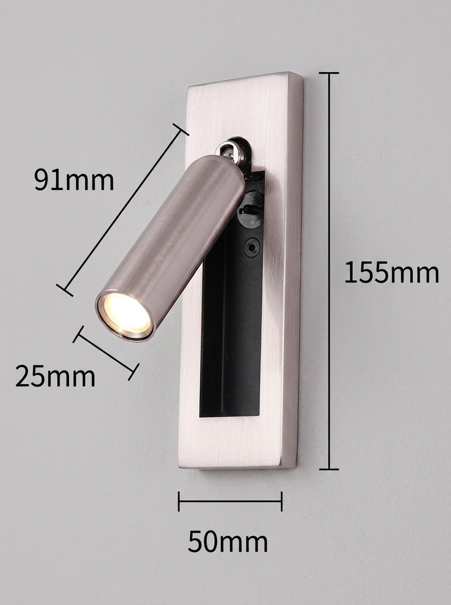 Aplique De Pared Ajustable | Brazo Giratorio Integrado-Lamp-SeemSeem