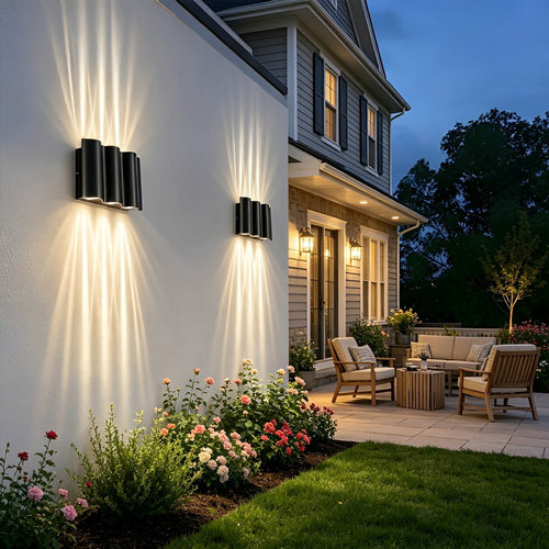 Aplique De Pared Exterior LED | Iluminación Bidireccional-Wall Light-SeemSeem