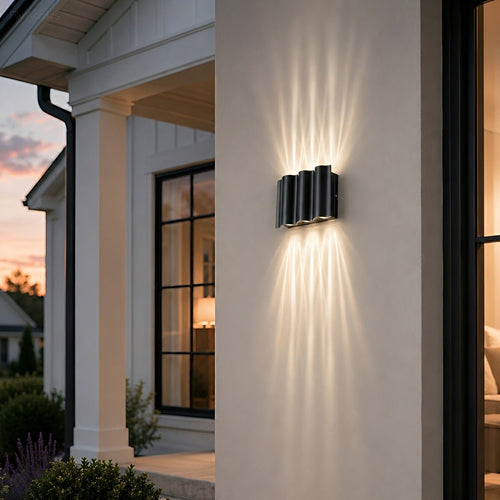 Aplique De Pared Exterior LED | Iluminación Bidireccional-Wall Light-SeemSeem