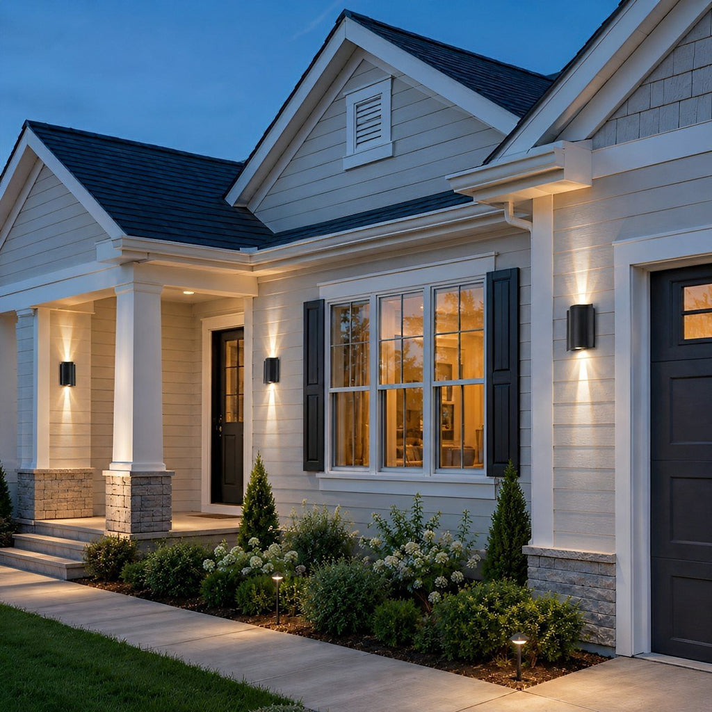 Aplique De Pared Exterior LED | Iluminación Bidireccional-Lamp-SeemSeem