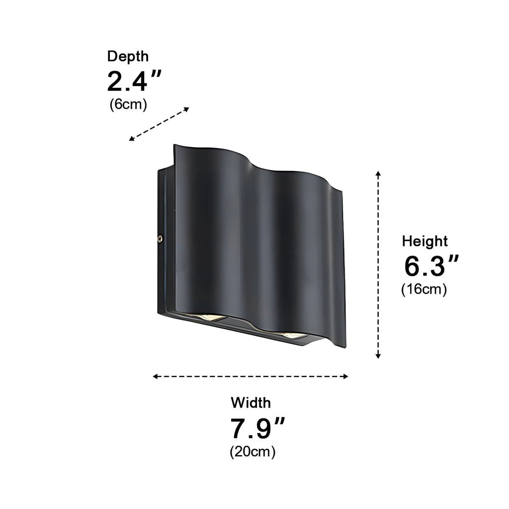 Aplique De Pared Exterior LED | Iluminación Bidireccional-Lamp-SeemSeem