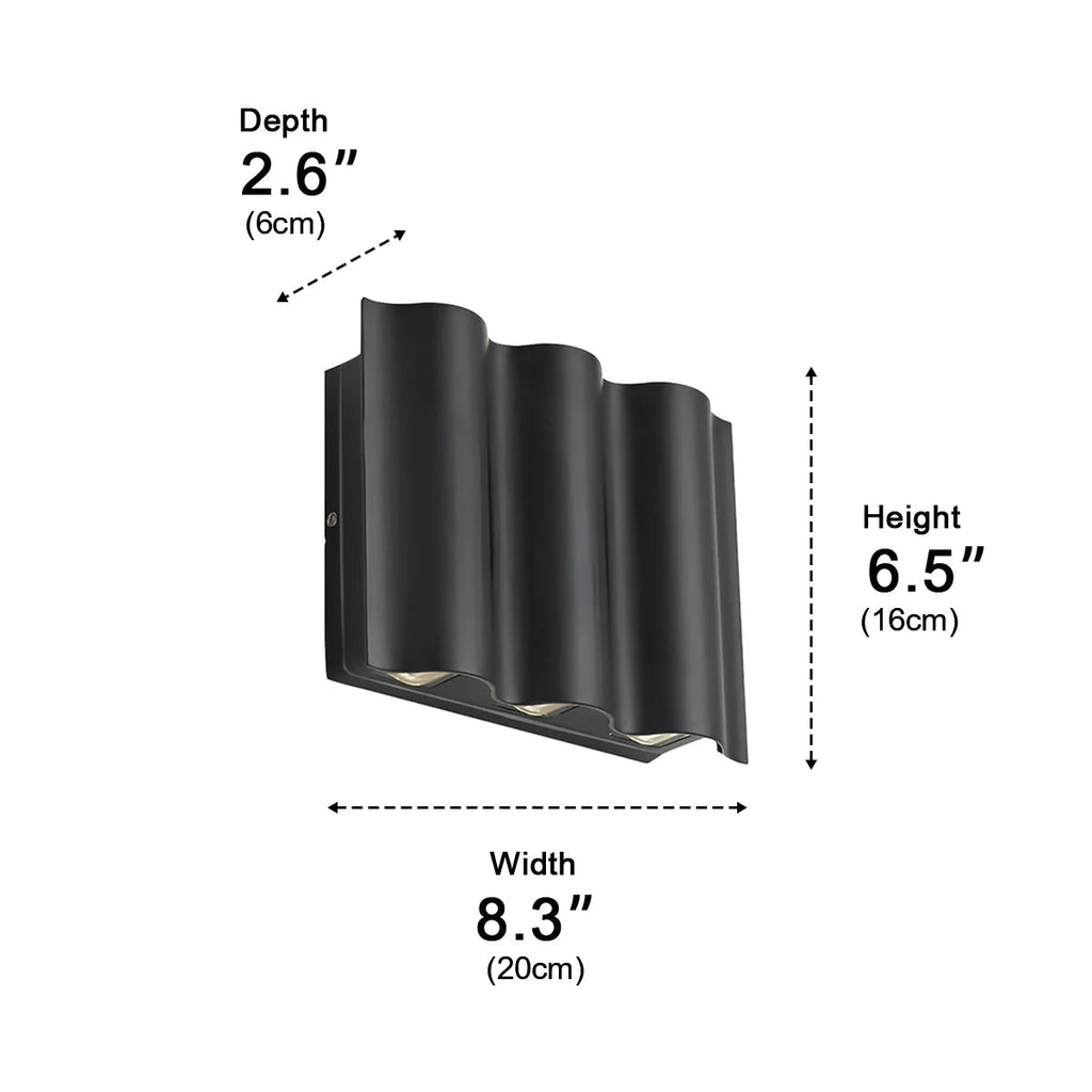 Aplique De Pared Exterior LED | Iluminación Bidireccional-Lamp-SeemSeem