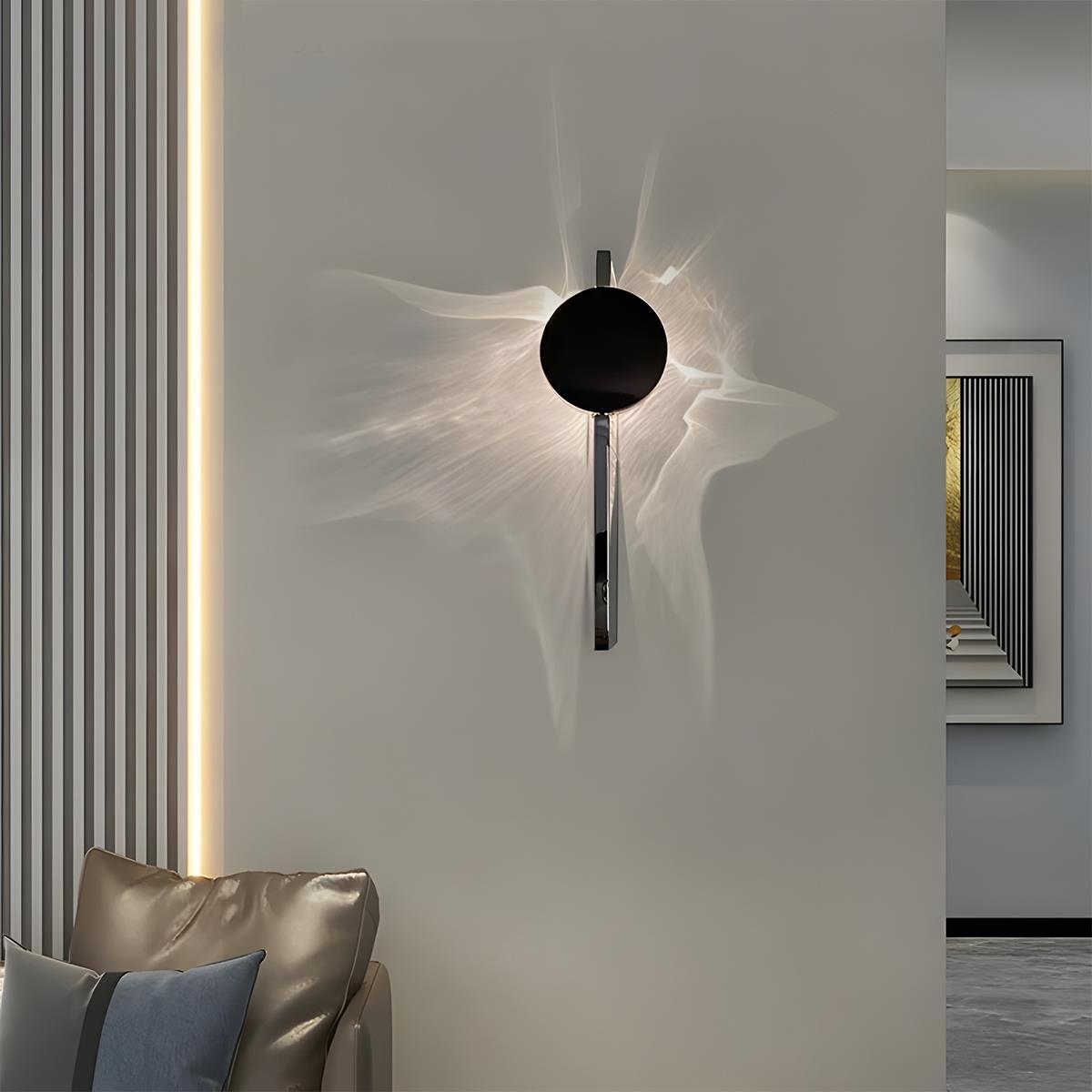Aplique De Pared LED Artístico | Iluminación Decorativa Circular-Lamp-SeemSeem