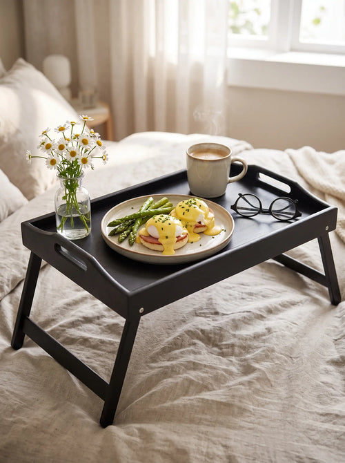 Plateau de lit pliable | Table portable avec pieds