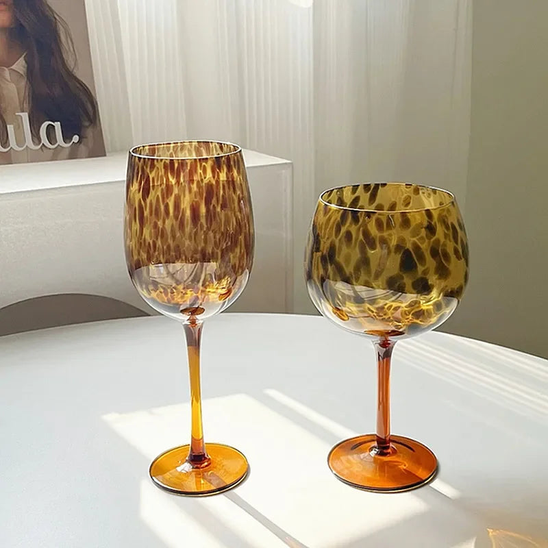 Copas De Cristal Decorativas | Diseño Animal Print-drinkware-SeemSeem