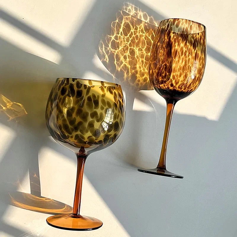 Copas De Cristal Decorativas | Diseño Animal Print-drinkware-SeemSeem