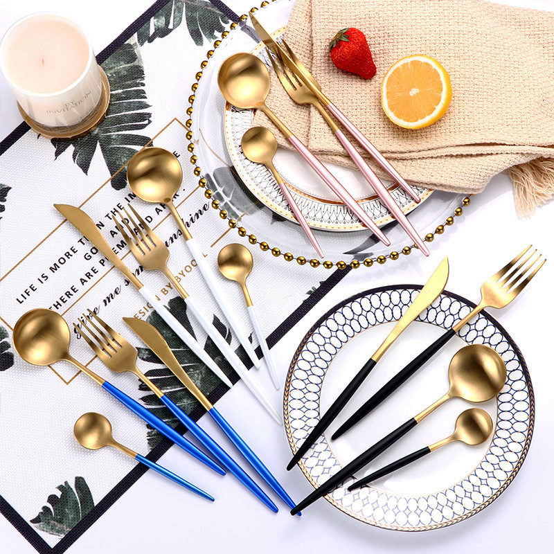 Set De Cubiertos Modernos Para Mesa | Vajilla Contemporánea De Servicio-Flatware-SeemSeem