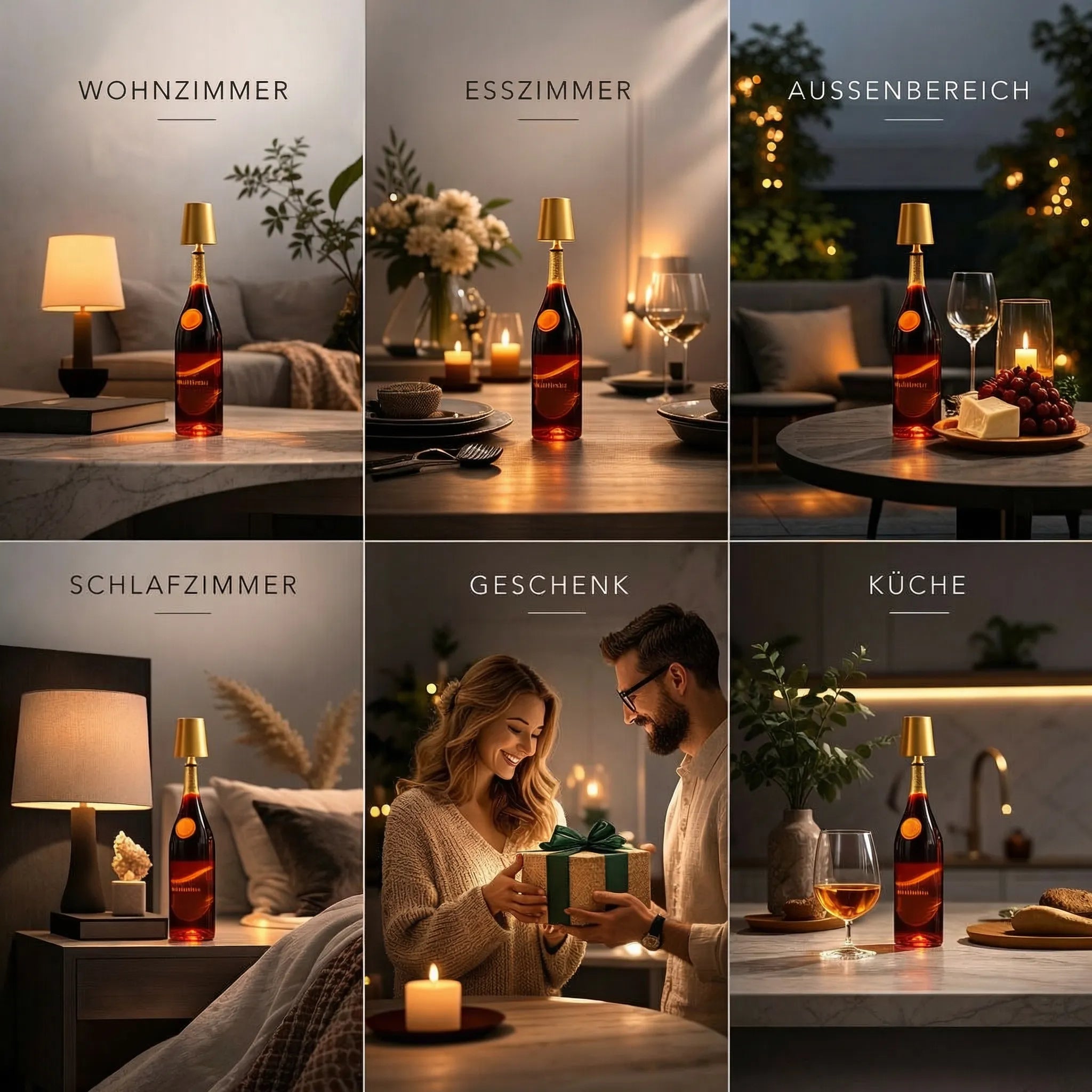 Lámpara Para Botella | Lámpara Led-Table Lamp-SeemSeem