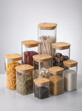 Juego De Recipientes Herméticos | Organizadores De Cocina Con Tapa