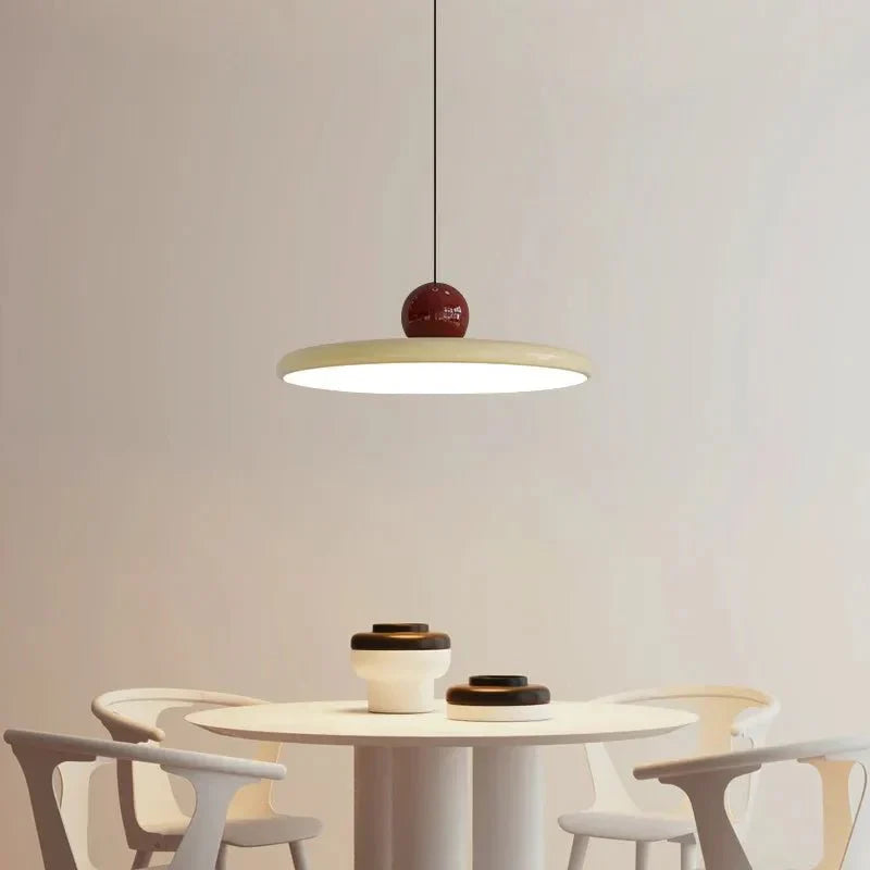 Circular Bicolor Lámpara Colgante | Pantalla Suspendida Cable Superior Iluminación Interior-Lamp-SeemSeem