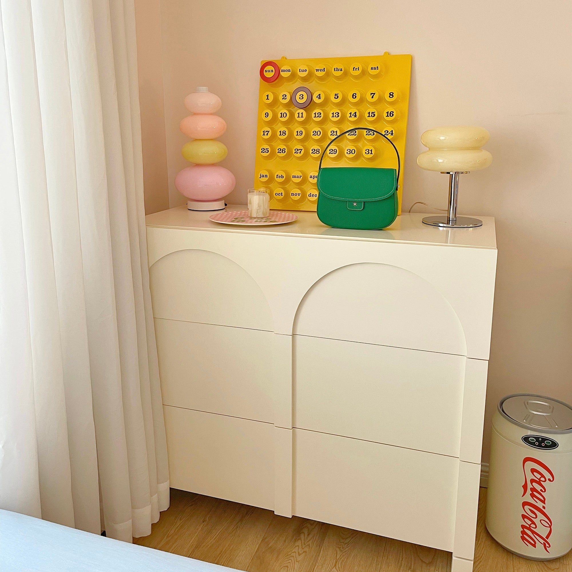 Lámpara de mesa de vidrio Macaron - Image 33